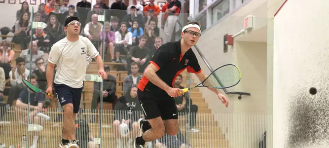 Freshman Thrills Main Court With Win At 1, But Yale Claims Team Victory