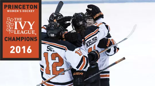 Ivy League Champions! Women's Hockey Blanks Cornell for Title