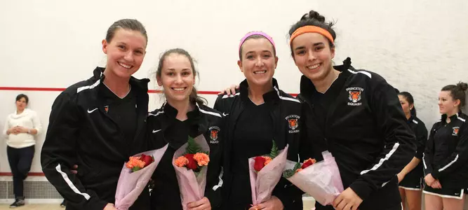 #3 Women's Squash Highlights Senior Day With 7-2 Victory Over #4 Yale