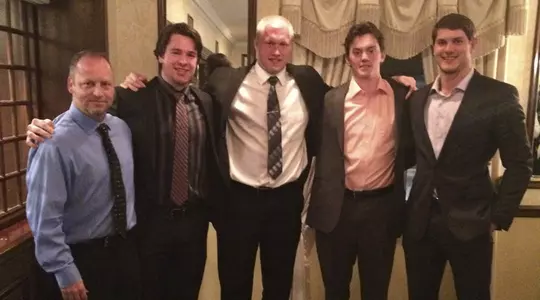 Men's Hockey Honors Seniors, Announces Award Winners & Captains at Annual Banquet