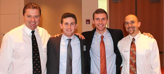 Seniors Captains Devin Stearns, Michael Bagnell Earn EIVA Postseason Honors