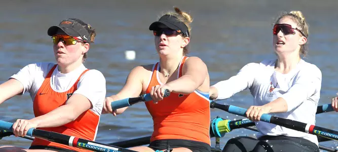 Ivy Champ Varsity 8+ Wins NCAA Opening Heat; All 3 Tiger Boats Reach Semis