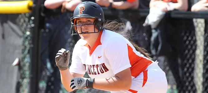 Softball Goes Extras to Top Yale in Opener; Game Two Halted