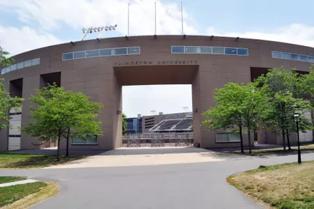 Outside Football Stadium