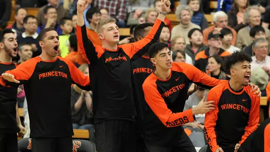 Men's Basketball Bench Celebration