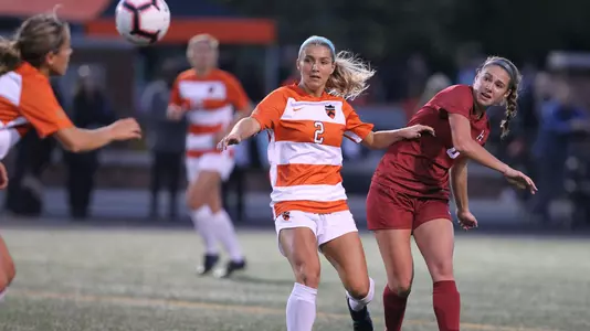 Princeton University women's soccer vs. Harvard, Princeton, NJ, October 20, 2018.