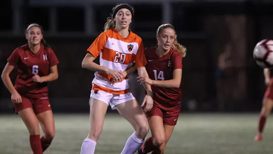 Princeton University women's soccer vs. Harvard, Princeton, NJ, October 20, 2018.