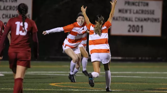 Princeton University women's soccer vs. Harvard, Princeton, NJ, October 20, 2018.