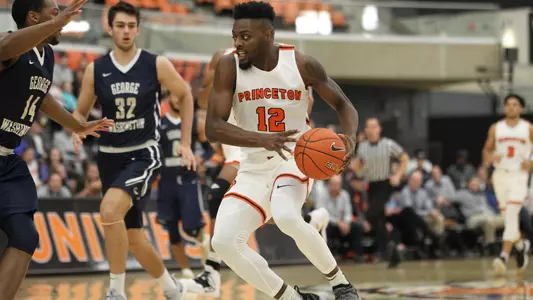 Princeton University men's basketball vs. George Washington, Princeton, NJ, December 1, 2018.