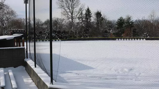 snow at 1895 field