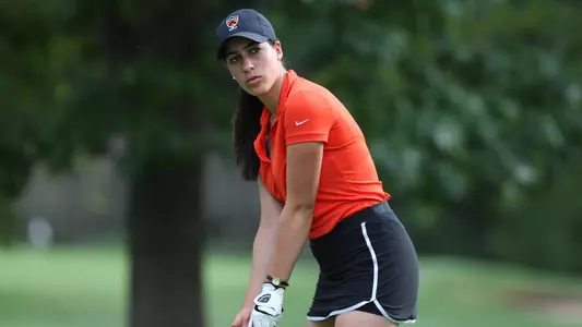 Princeton University women's golf action, Princeton, NJ, September 20, 2016.