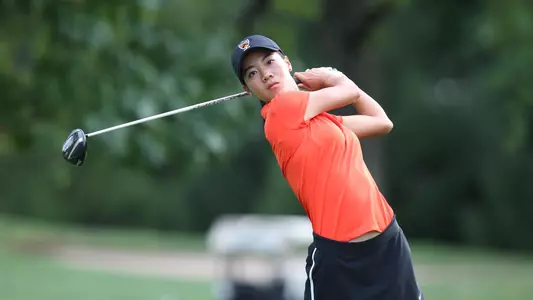 Princeton University women's golf action, Princeton, NJ, September 20, 2016.