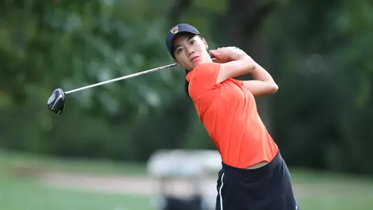 Princeton University women's golf action, Princeton, NJ, September 20, 2016.