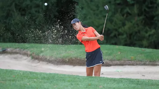 Princeton University women's golf action, Princeton, NJ, September 20, 2016.