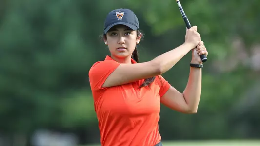 Princeton University women's golf action, Princeton, NJ, September 20, 2016.