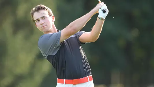 Princeton University men's golf action, Princeton, NJ, September 19, 2018.