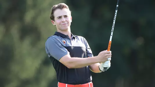 Princeton University men's golf action, Princeton, NJ, September 19, 2018.