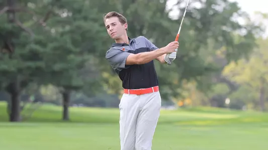 Princeton University men's golf action, Princeton, NJ, September 19, 2018.