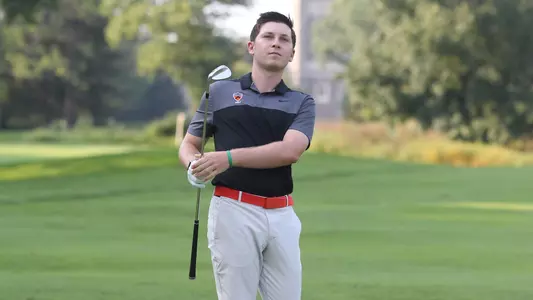 Princeton University men's golf action, Princeton, NJ, September 19, 2018.