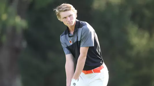 Princeton University men's golf action, Princeton, NJ, September 19, 2018.