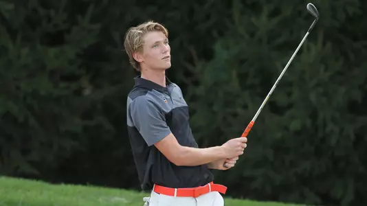 Princeton University men's golf action, Princeton, NJ, September 19, 2018.