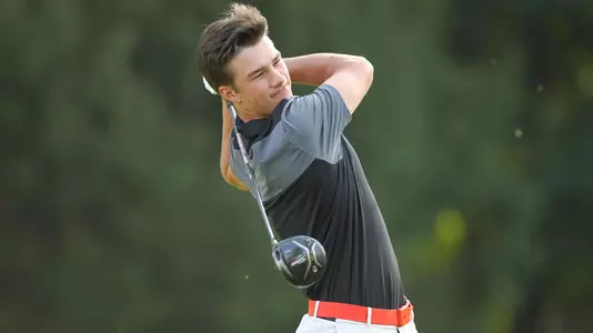 Princeton University men's golf action, Princeton, NJ, September 19, 2018.