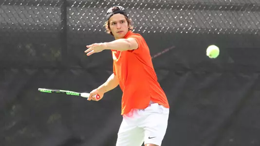 Princeton University men's tennis action, Ivy Plus Tournament, Princeton, NJ, September 22, 2018.