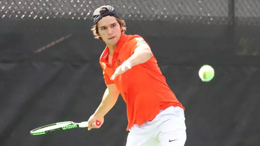 Princeton University men's tennis action, Ivy Plus Tournament, Princeton, NJ, September 22, 2018.