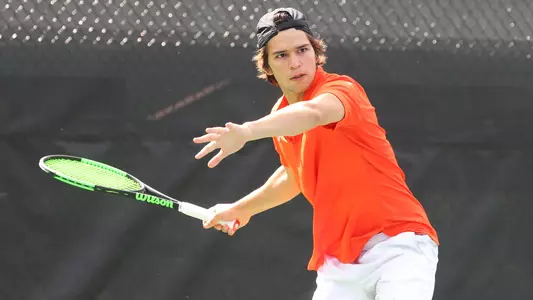 Princeton University men's tennis action, Ivy Plus Tournament, Princeton, NJ, September 22, 2018.