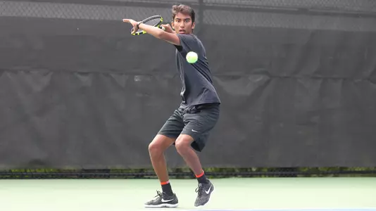 Princeton University men's tennis action, Ivy Plus Tournament, Princeton, NJ, September 22, 2018.