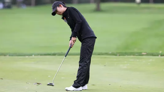 Princeton University women's golf action, Princeton, NJ, September 23, 2018.