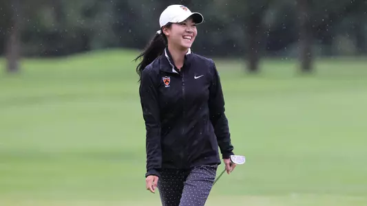 Princeton University women's golf action, Princeton, NJ, September 23, 2018.