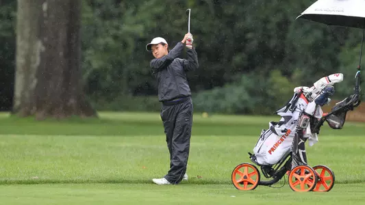 Princeton University women's golf action, Princeton, NJ, September 23, 2018.