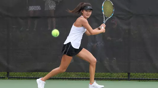 Princeton University women's tennis action Princeton, NJ, September 13 2019.