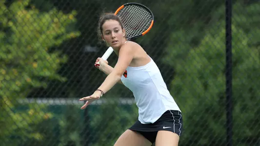Princeton University women's tennis action Princeton, NJ, September 13 2019.