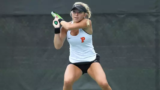 Princeton University women's tennis action Princeton, NJ, September 13 2019.