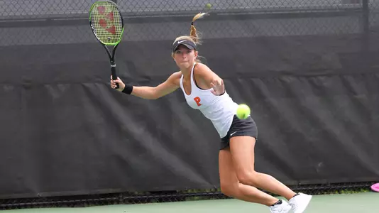 Princeton University women's tennis action Princeton, NJ, September 13 2019.