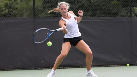 Princeton University women's tennis action Princeton, NJ, September 13 2019.