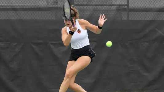 Princeton University women's tennis action Princeton, NJ, September 13 2019.