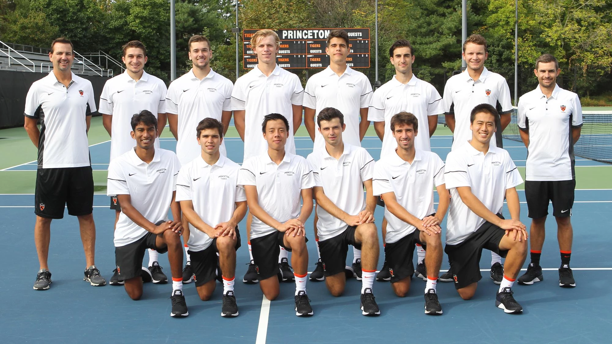 Princeton men's tennis team photo 2019-20