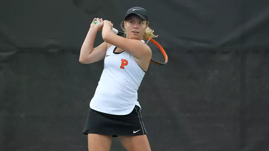 Princeton University women's tennis action Princeton, NJ, September 13 2019.