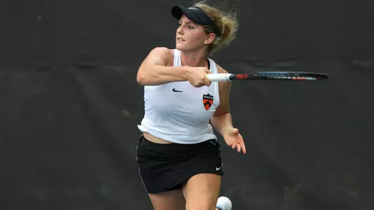Princeton University women's tennis action Princeton, NJ, September 13 2019.