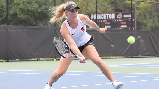 Princeton University women's tennis action Princeton, NJ, September 13 2019.