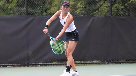 Princeton University women's tennis action Princeton, NJ, September 13 2019.