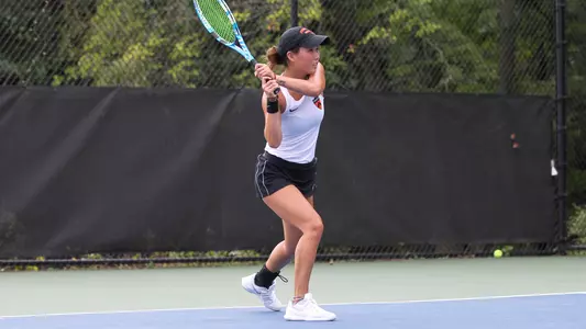 Princeton University women's tennis action Princeton, NJ, September 13 2019.