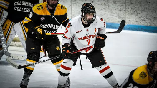 Liam Grande against Colorado College