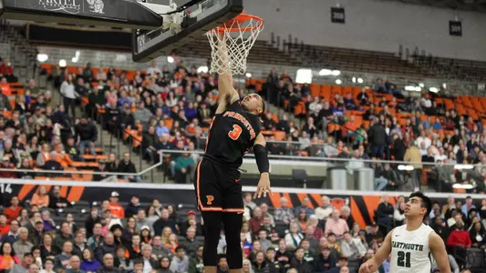 Princeton University men's basketball vs. Dartmouth, Princeton, NJ, February 16, 2019.