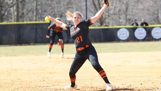 Princeton University softball vs. Yale, Princeton, NJ, March24, 2019.