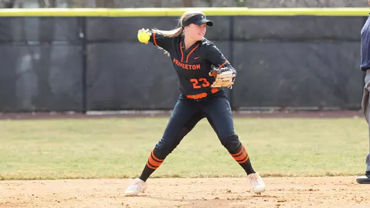 Princeton University softball vs. Yale, Princeton, NJ, March24, 2019.