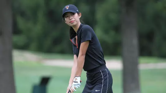 Princeton University women's golf action photos, Princeton, NJ, September 6 2019.